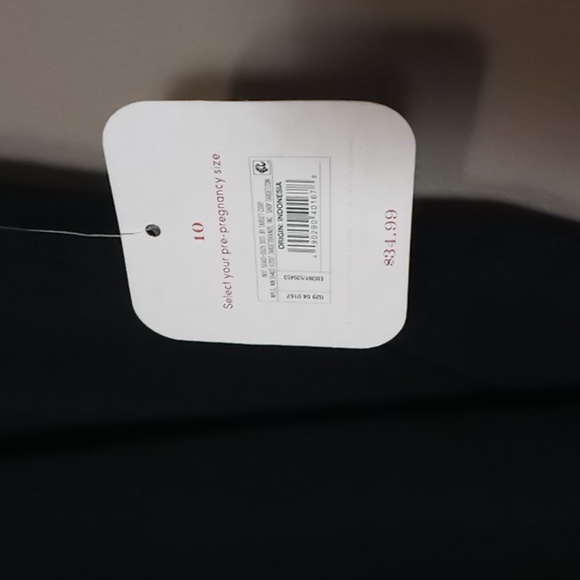 Isabel Black Maternity Boot Cut Pants Size 10 NWT - Picture 6 of 7